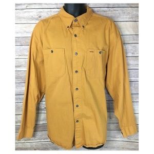 The Territory Ahead Mens Button Front Burnt XL